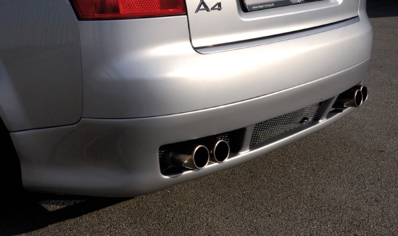 Achterbumper Diffusor Audi A4 8E Sedan Rieger