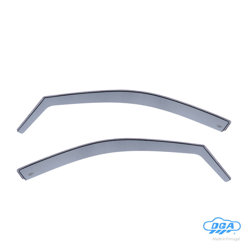 DGA Zijwindschermen  Volkswagen Polo (9N/9N2) HB 5-deurs 2001-2009 incl. Cross (2-delig)