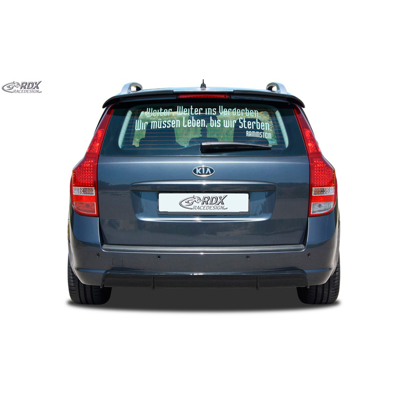 Achterskirt 'Diffusor'  Kia Cee'd ED SW 2007-2012 (ABS zwart glanzend)
