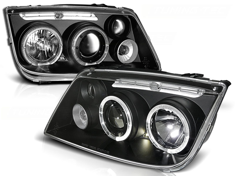 Koplampen VW Bora 98-05 Zwart