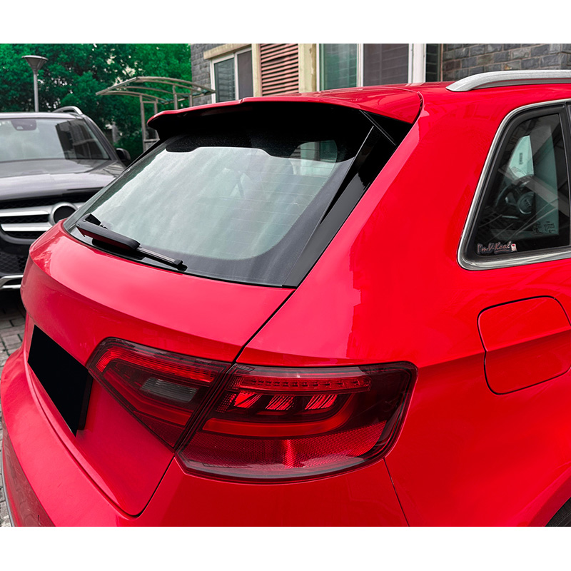Set achterruit side-spoilers  Audi A3 (8V) Sportback S-Line 2012-2020 (ABS Glanzend zwart)
