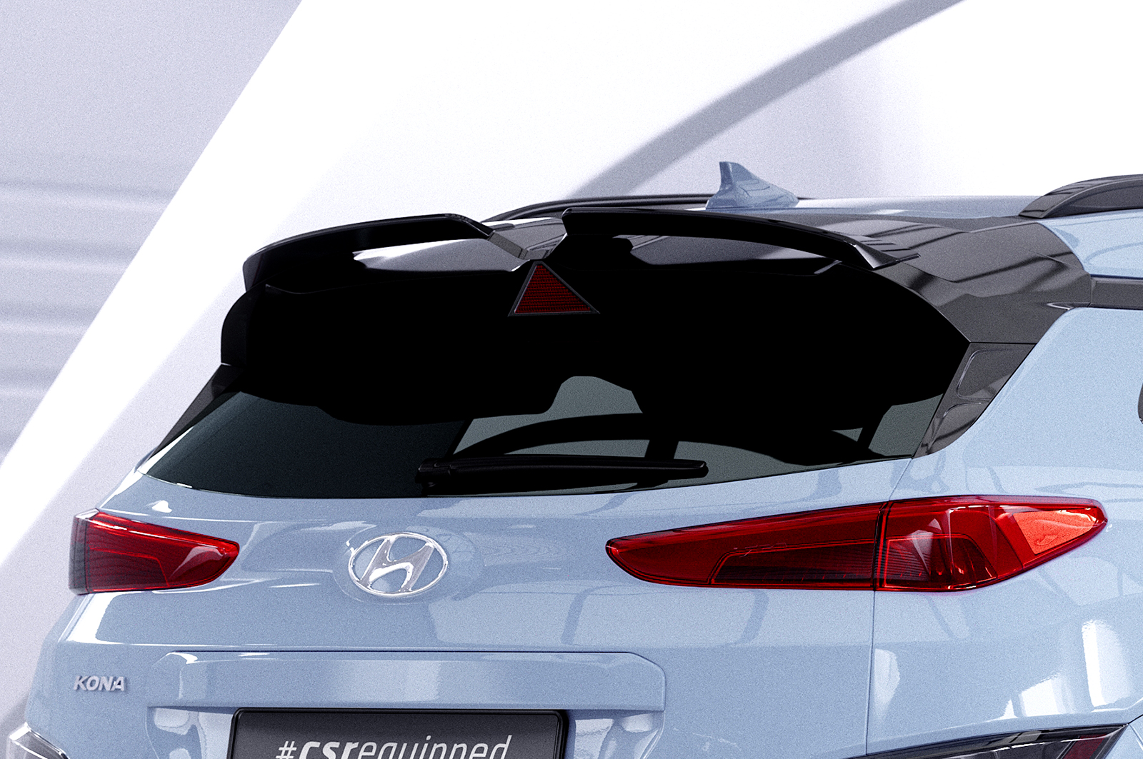 Spoiler Hyundai Kona N CSR Glans Zwart