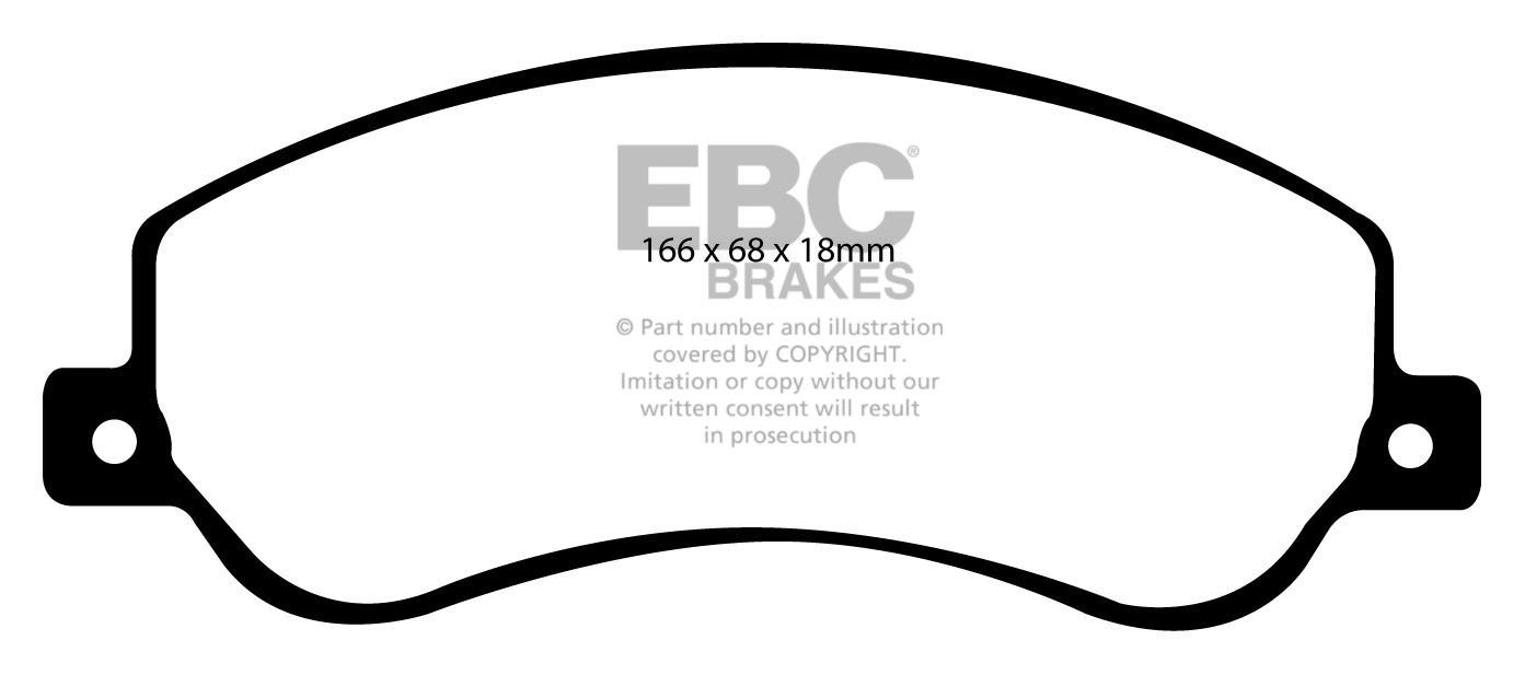 EBC Brakes FORD BEDRIJFSWAGEN Transit 450 (3500kg +) 2006-.. Rem