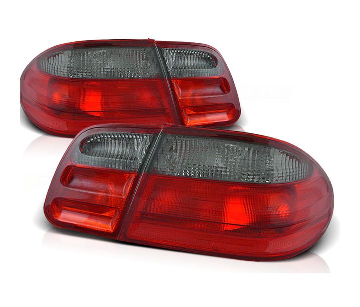 Achterlichten Mercedes E-Class W210 95-98 zwart/rood