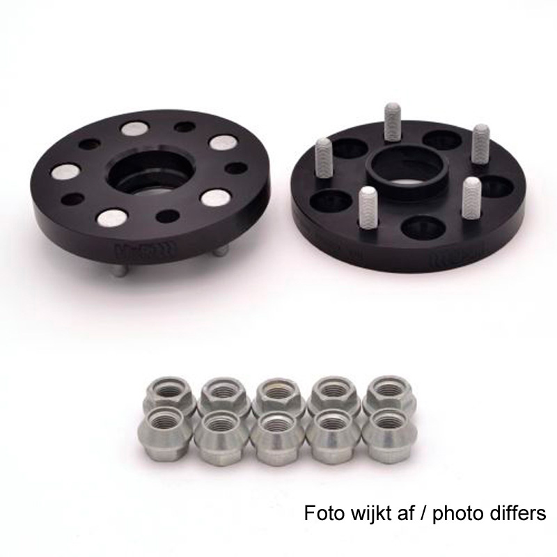 H&R DRM-Systeem Spoorverbreders 20mm 5x120 - Naaf 64,0mm - Boutmaat M14x1,5 -  Honda - Zwart