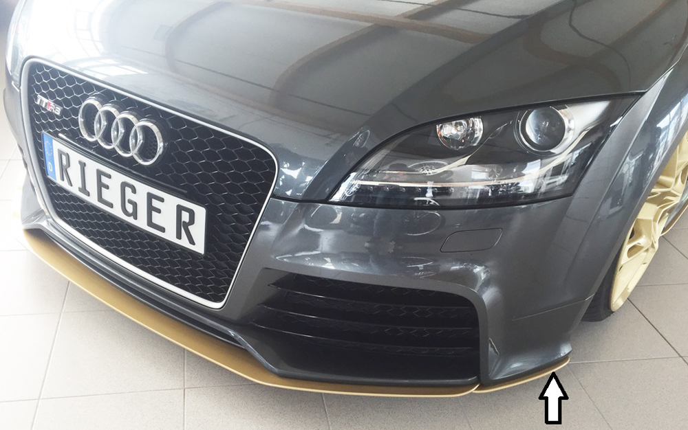 Front Splitter add-ons Audi TT RS ABS
