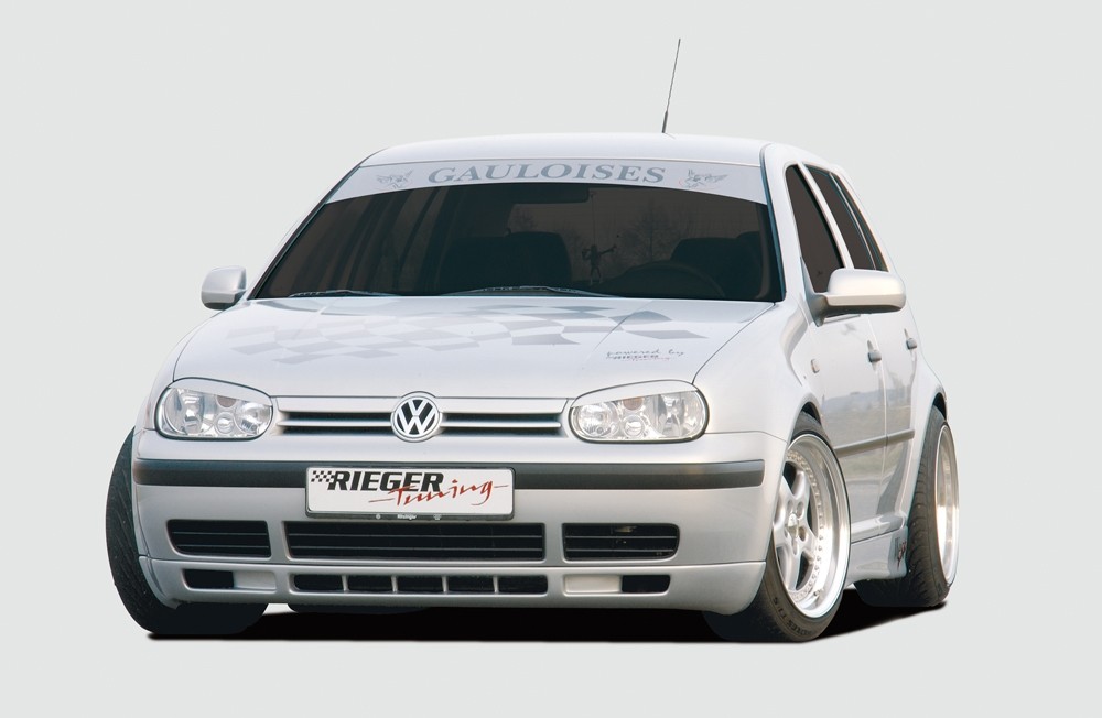 Voorspoiler v6 look VW Golf IV Rieger