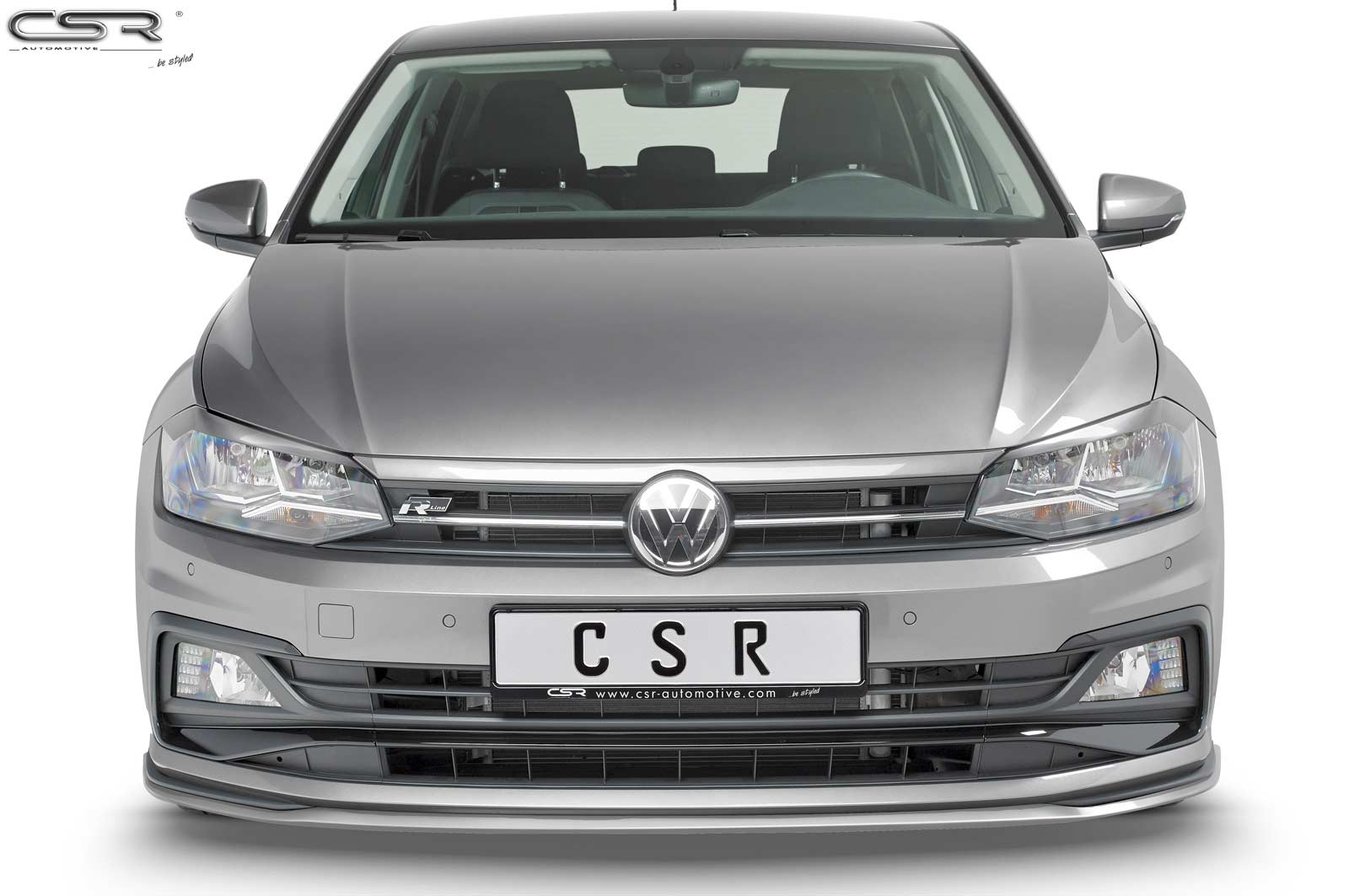 Koplampspoiler VW Polo VI (Typ AW) CSR Glans Zwart