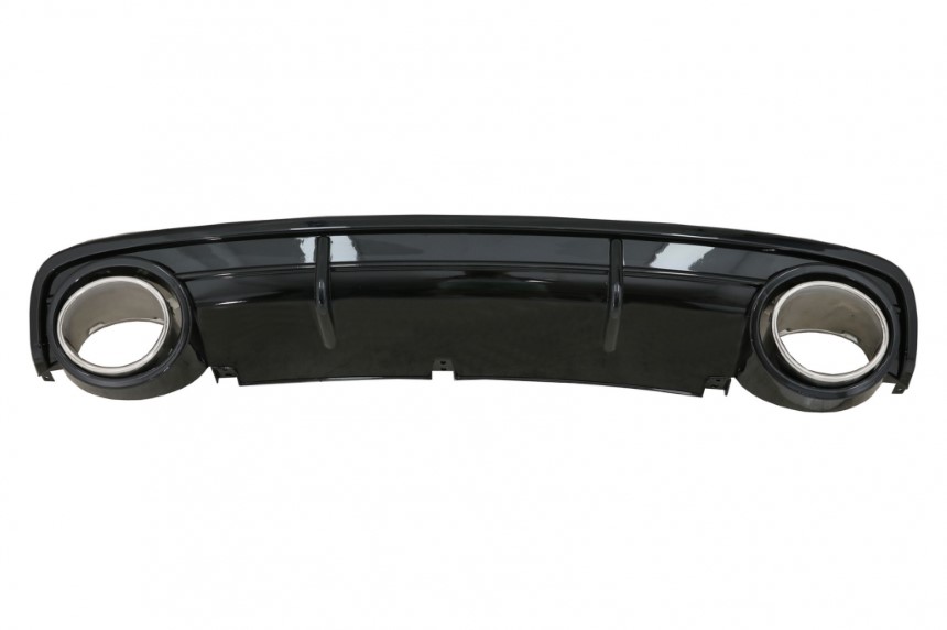 Achterbumper Diffusor Audi A6 C6 4F RS6 Look met Sierstukken 04-08