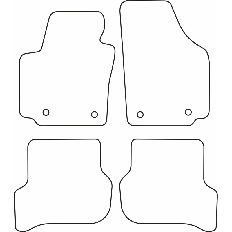 Automatten  Seat Altea 2004-2008