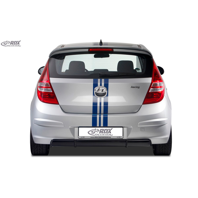 Achterskirt 'Diffusor'  Hyundai i30 (FD/FDH) 2007-2010 (ABS zwart glanzend)