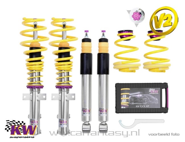 Schroefset KW V2 inox Toyota Avensis Station Wagon T27 2.0 D-4D
