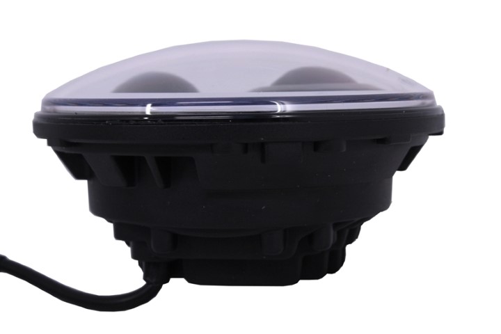 Koplampen VW Golf I / II / Kafer / Jeep Wrangler / Defender Full LED Zwart