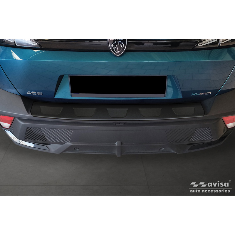 Matzwart RVS Achterbumperprotector  Peugeot 408 II Fastback 2023-