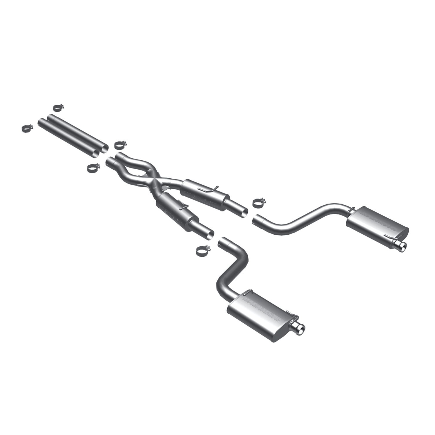 Dodge Cat-Back 08-09 Challenger SRT8 OEM Magnaflow Cat-Back