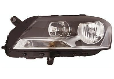 koplamp, H7+H7, elektr verstelb, incl stelmotortje, rechts VW Pa