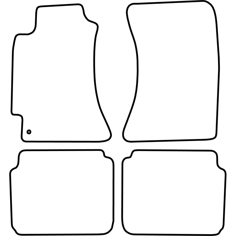 Automatten Velours  Subaru Legacy 1999-2004