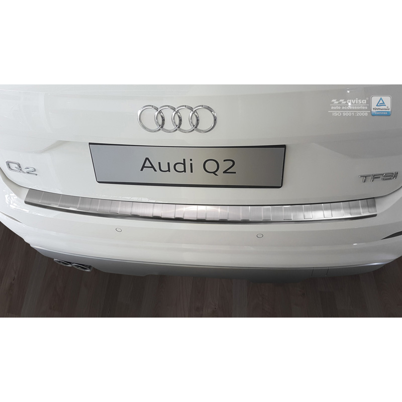 RVS Achterbumperprotector  Audi Q2 2016-2020 'Ribs'