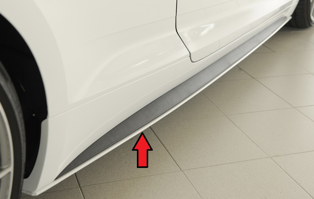 Zijskirts Audi A5 B9 F5 S-Line Rieger Coupe/Cabrio