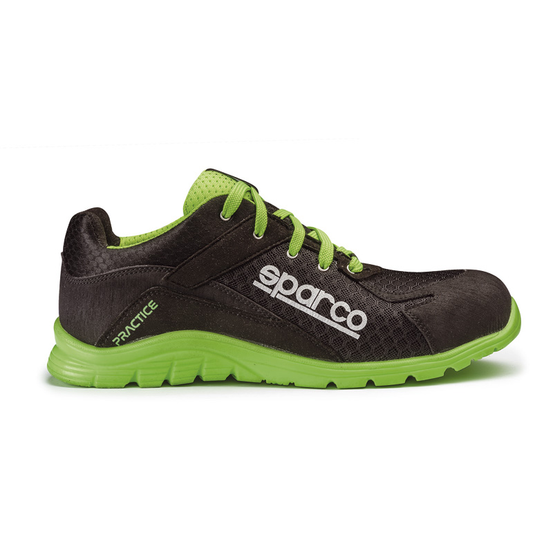 Sparco Lichtgewicht Werkschoenen Practice S1P Keke Zwart/Groen Maat 39