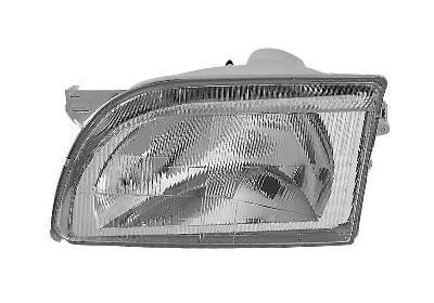 koplamp, H4, rechts, 09/1991-Ford Transit, 1986-1994