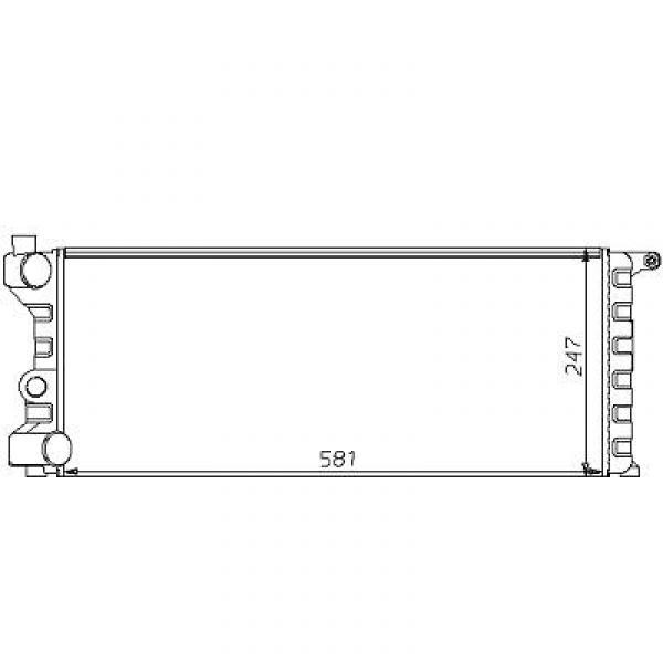 Radiator SEICENTO 00->> 450x285 1108CC8V