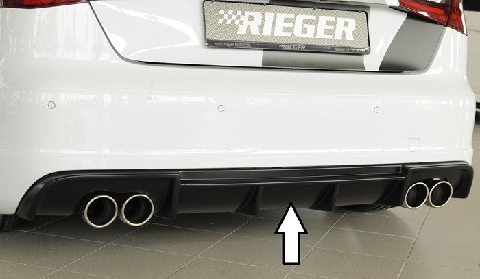 Achteraanzet Rieger Audi A3 8V 3deurs/Sportback 12-16 ABS Rieger