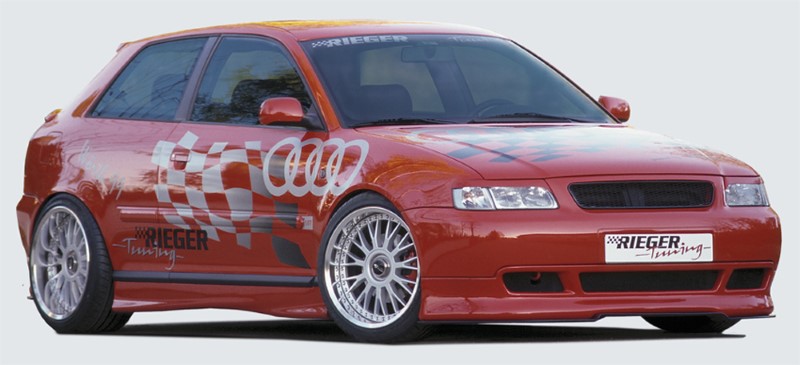 Zijskirts Audi A3 8L met schacht ABS Rieger