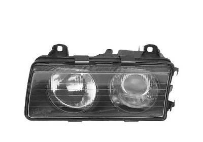 koplamp, Bosch, H1+H1, links,-05/1994 BMW 3 serie E36, 1992-1999
