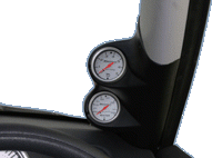 PillarMount autospecifiek 2 instr. rechts Zwart