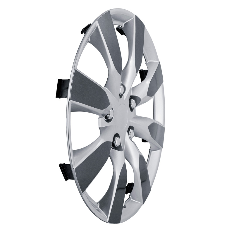 4-Delige Wieldoppenset Arkansas 15-inch zilver/gunmetal