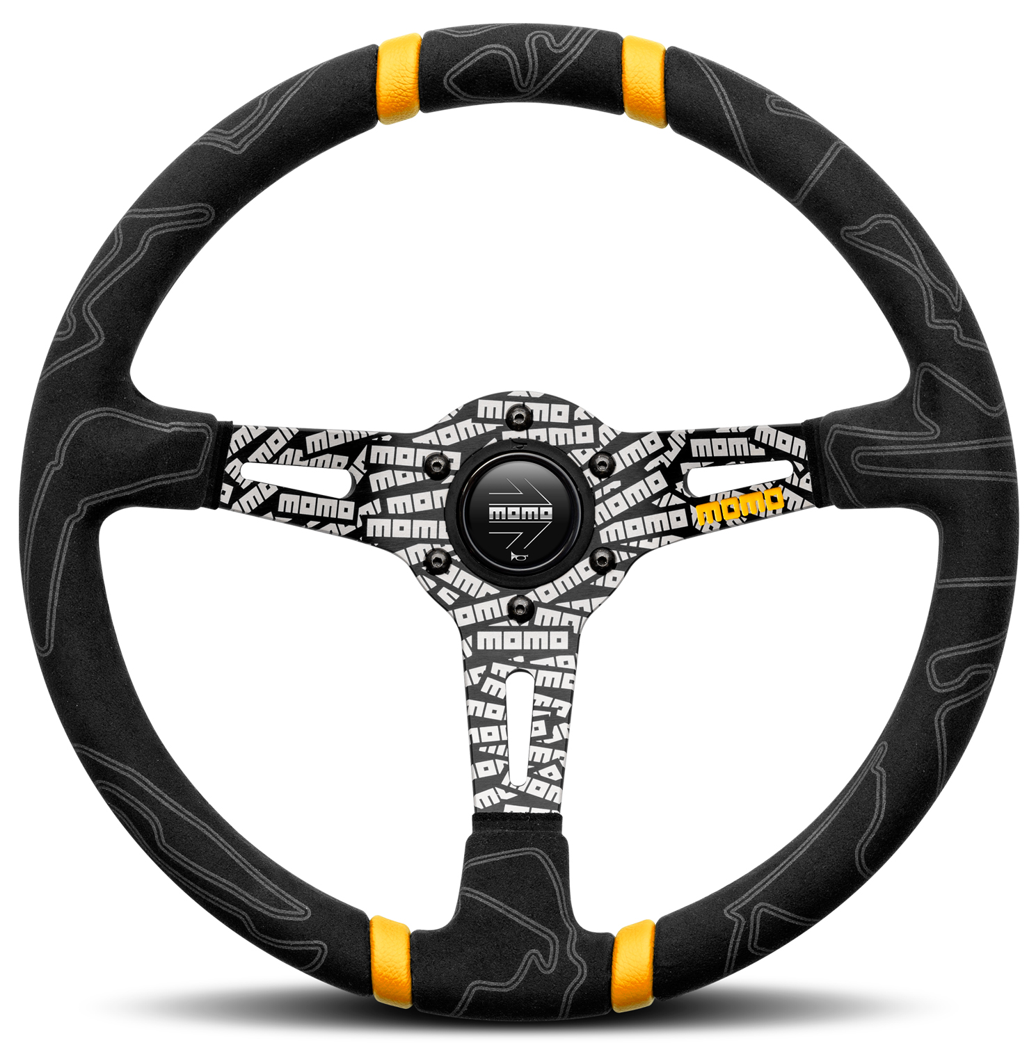 Momo Tuning Ultra 350mm Geel