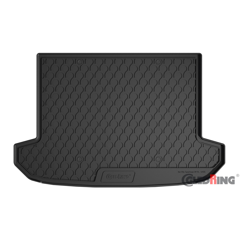 Rubbasol (Rubber) Kofferbakmat  Kia Sportage Facelift 2018-2021 (Hoge variabele laadvloer)
