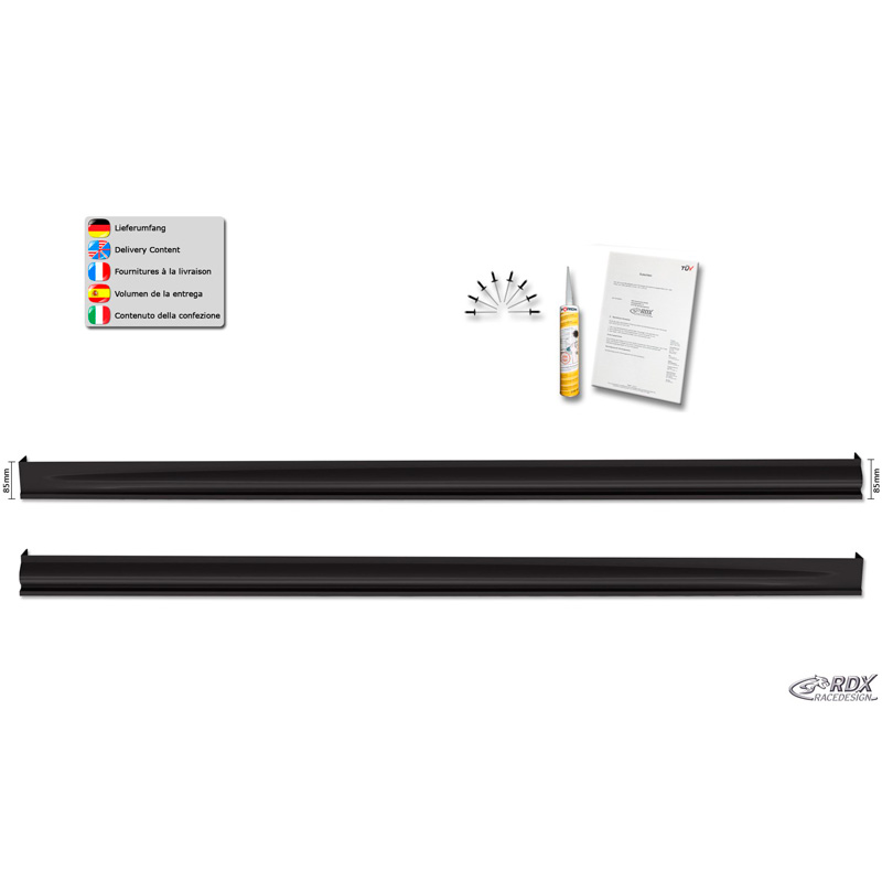 Sideskirts  Opel Zafira A 1999-2005 'Edition' (ABS)