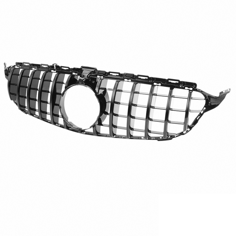 Grill Mercedes W205 13-18 Zwart Camera GT Look