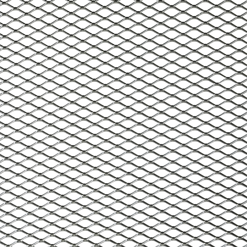 Racegaas aluminium - ruitdesign 16x8mm - 125x25cm