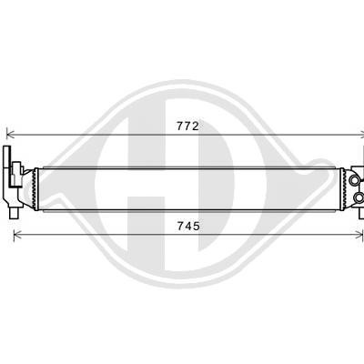 Radiator FABIA/IBIZA/POLO 6R 09-14 645x88x56