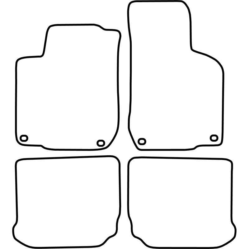 Automatten Velours  Volkswagen Golf IV 2001-2003