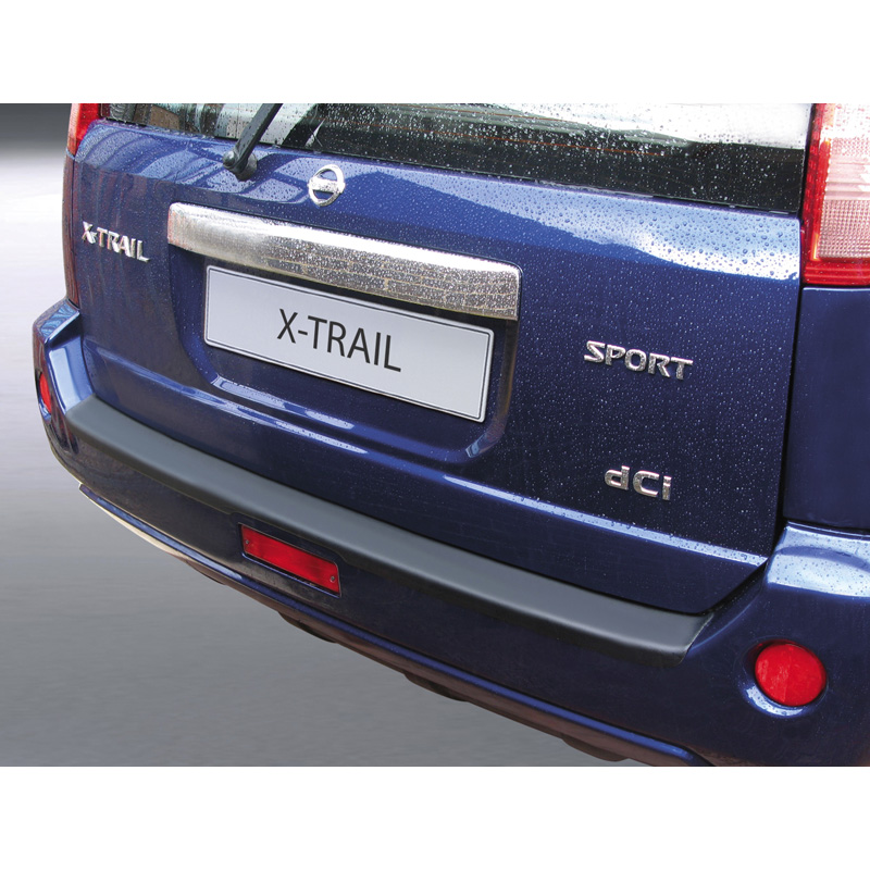 ABS Achterbumper beschermlijst  Nissan X-Trail 2003-2007 Zwart