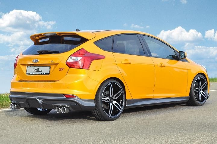 Zijskirts Ford Focus 3 ST Limousine/Turnier Rieger carbon-look