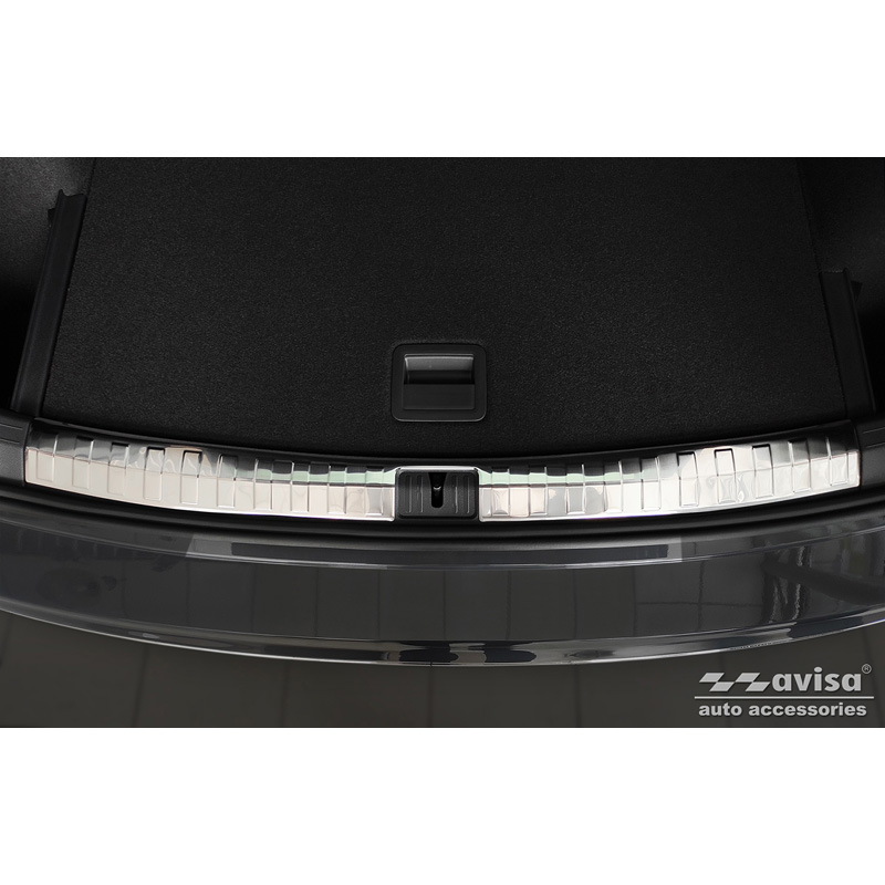 RVS Binnenste Achterbumperprotector  Volkswagen Tiguan 2016-2020 & FL 2020-2024 'Ribs'