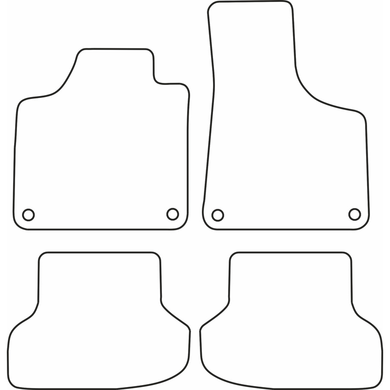 Automatten Velours  Audi A3 2003-2012