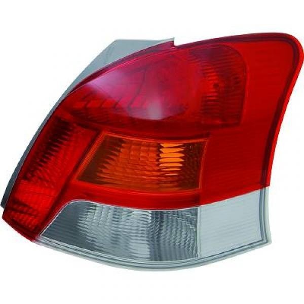 Achterlicht links YARIS 09.11 ROOD/ORANJE/LED