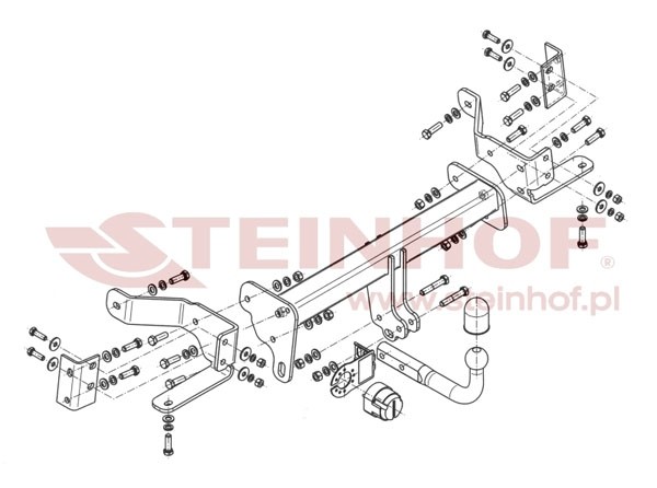 Trekhaak Opel Antara (excl. Flex-Fix) 02/2007-....