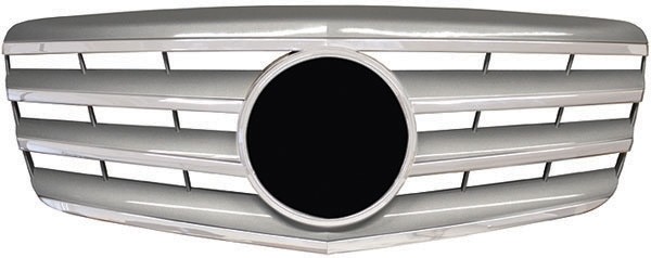 Grill Mercedes W211 06-09 chroom/zilver