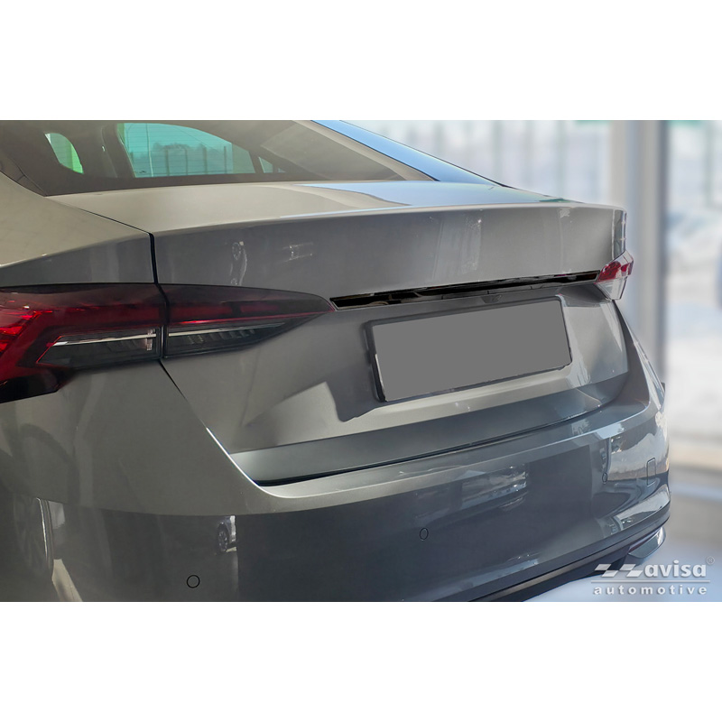 Avisa Zwart Chroom RVS Kofferbak Sierlijst  Skoda Octavia IV Liftback (NX3) 2019-2024 & Facelift 2024-