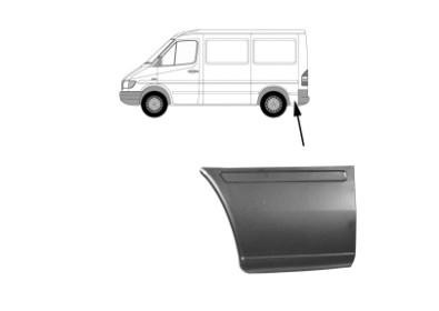 eindstuk, 47cm, links Mercedes Sprinter, 1995-2006
