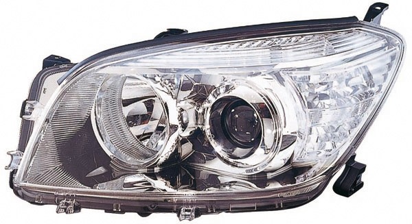 Koplamp rechts RAV 4 06.09 H11+HB3/Chroom