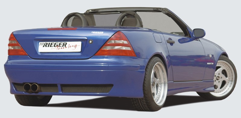 Achterbumper Diffusor Mercedes SLK vanaf model 00 Rieger