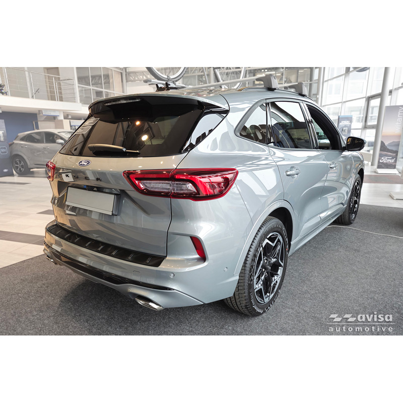 Avisa RVS Achterbumperprotector STRONG EDITION  Ford Kuga III ST-Line / Vignale 2019-2024 & Facelift 2024- - Zwart